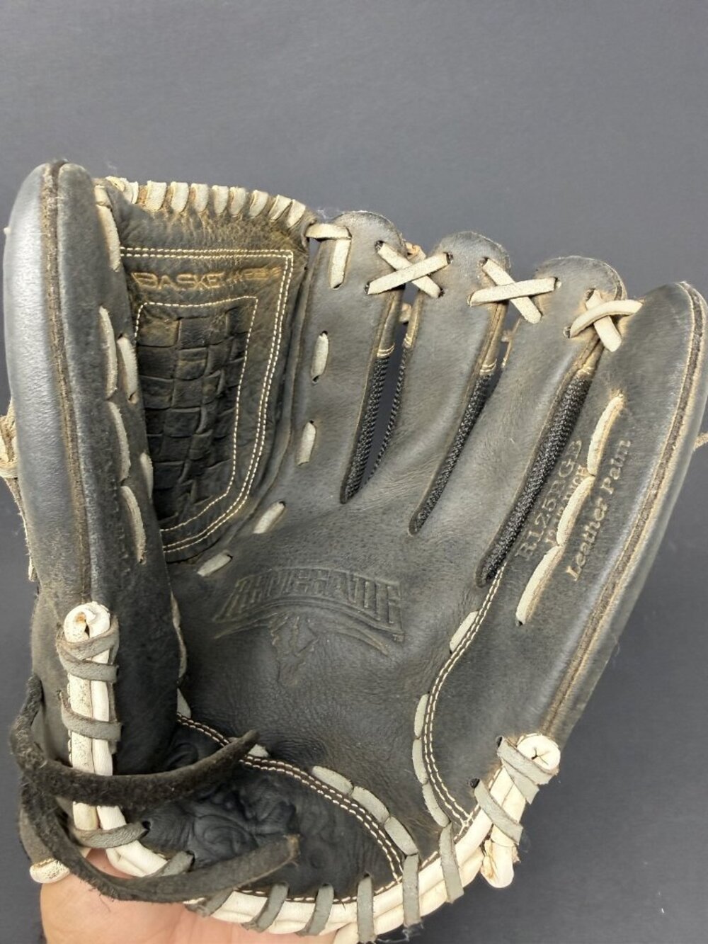 Rawlings Renegade R125BGB 12.5" Slowpitch Fastpitch Glove Black RHT